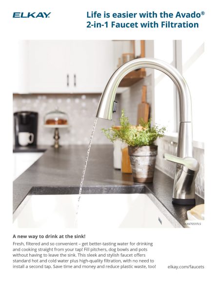 Filtered Faucet Sell Sheet