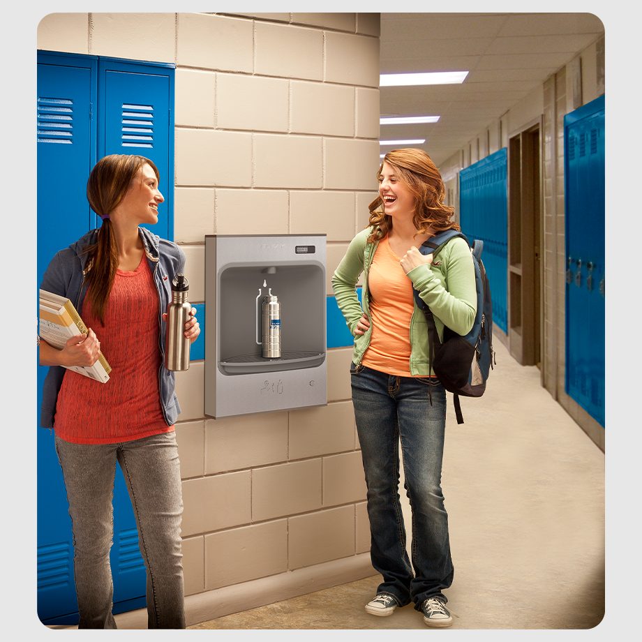 ezH2O Bottle Filling Station In School - 2010