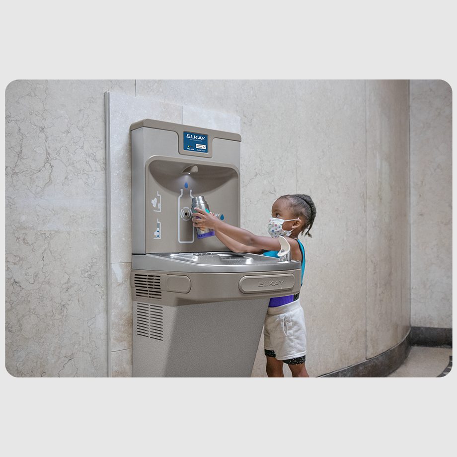 ezH2O Bottle Filling Station In School