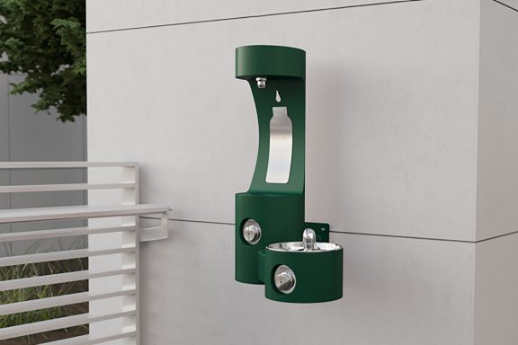 Tubular Outdoor Bottle Filling Station LK4408BF