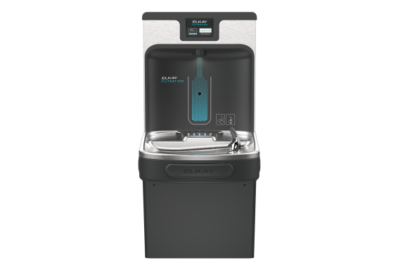 Midnight Black Filtered Bottle Filling Station