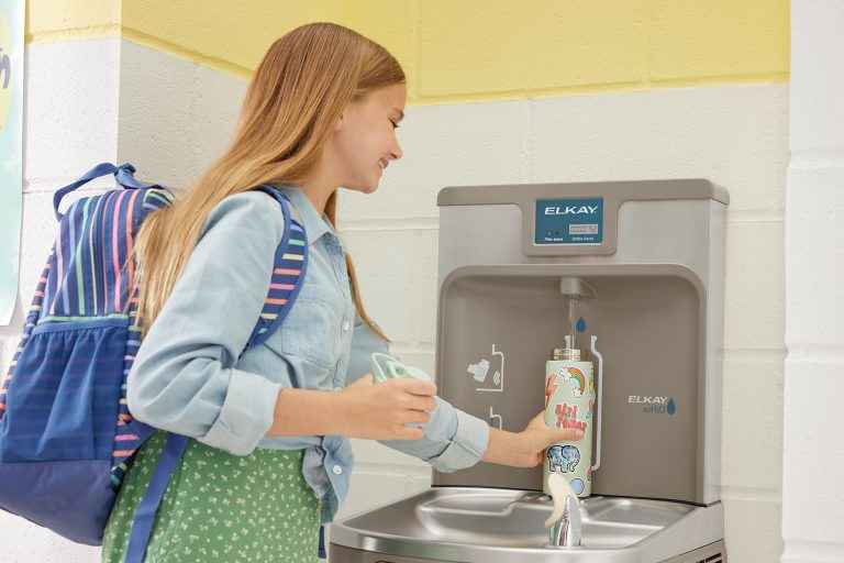 Elkay ezH2O Bottle Filling Station In School - LZS8WSSP