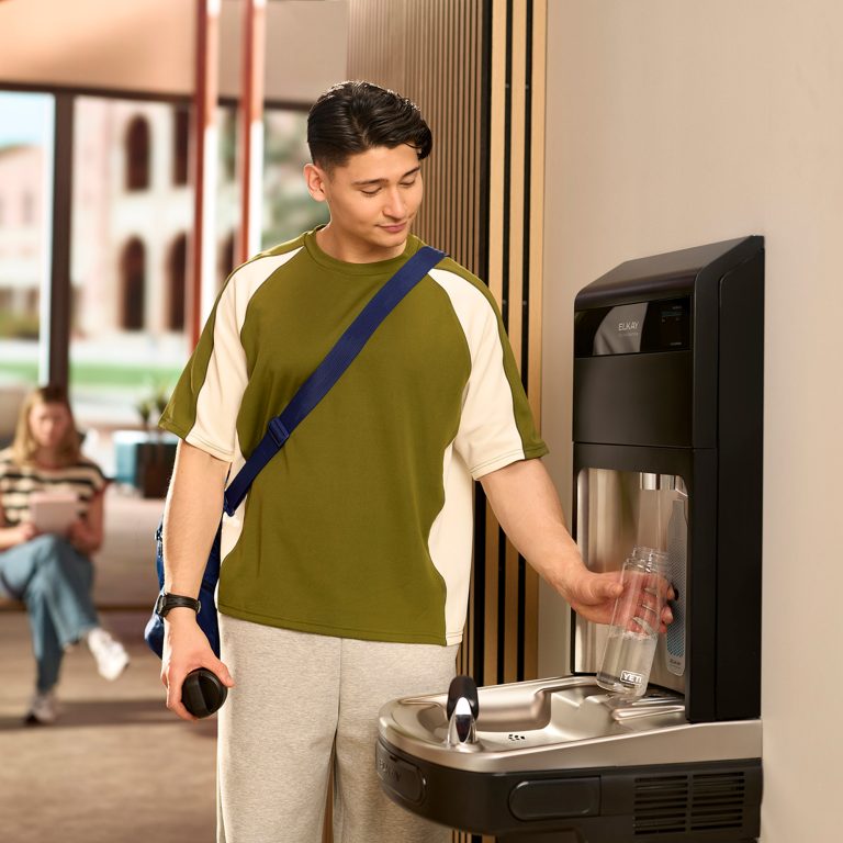 Elkay Pro Filtration Unit in Higher Education Facility