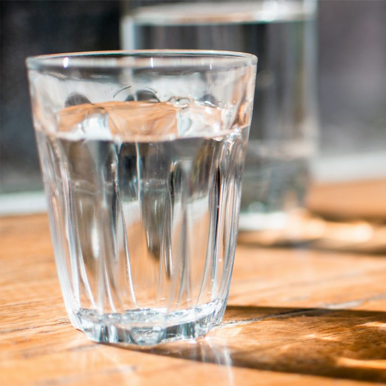 Glass of Water on Table