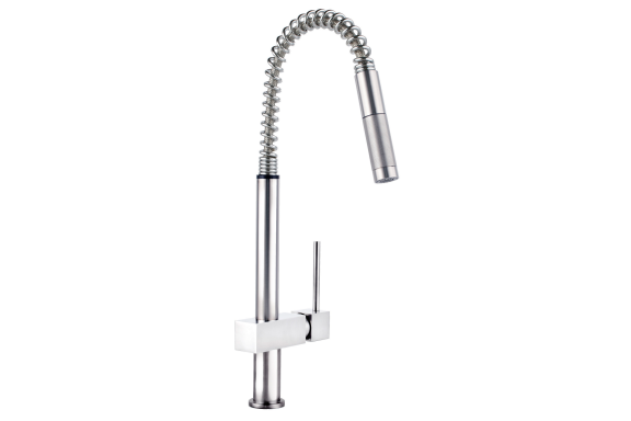 Avado Single Hole Kitchen Faucet with Semi-professional Spout and Forward Only Lever Handle Chrome