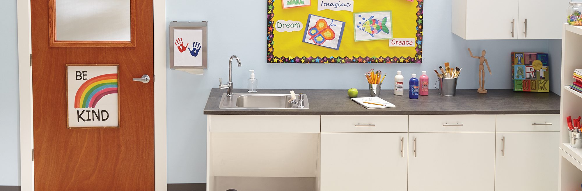 Celebrity Stainless Steel Single Bowl Drop-in Classroom Sink
