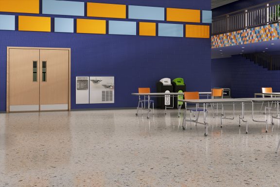 Healthier cafeterias with Elkay scullery sinks, faucets, bottle filling stations and fountains