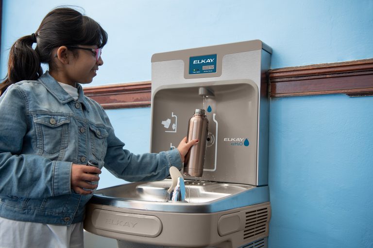 Child Drinking Cold Water