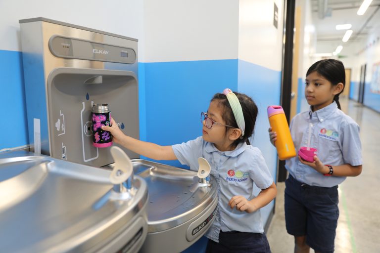 ezH2O Bottle Filling Station In School