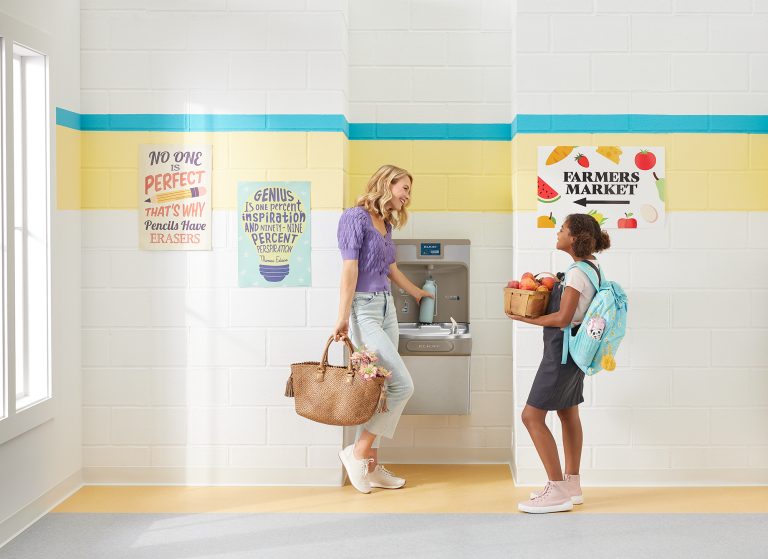 ezH2O Bottle Filling Station In School