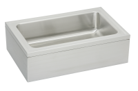 Stainless Steel Single Bowl Floor Mount Service Sink Package