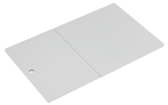 White poly cutting boards