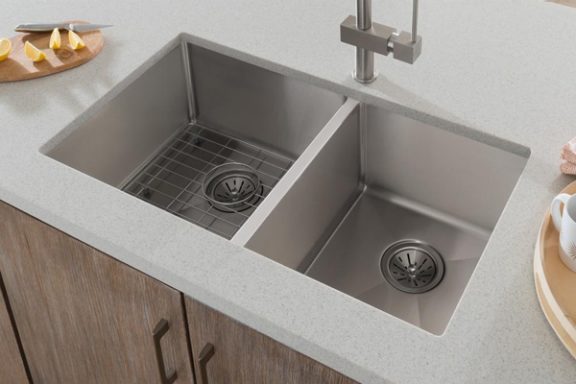 Crosstown Sink in Kitchen