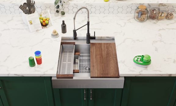 Dart Canyon Deluxe Workstation Sink