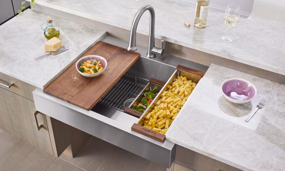 Dart Canyon Sink in Kitchen
