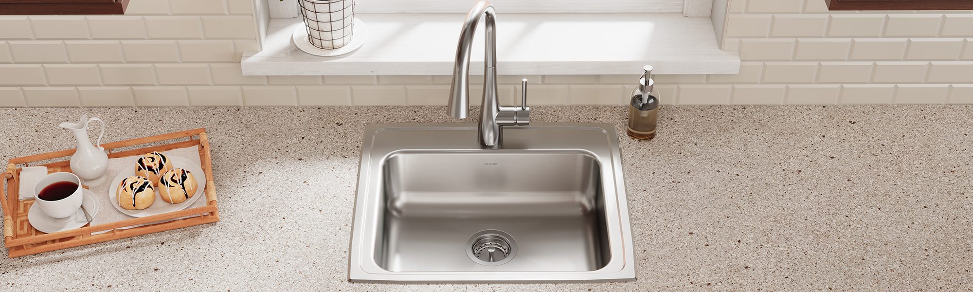 Lustertone Classic Sink in Kitchen