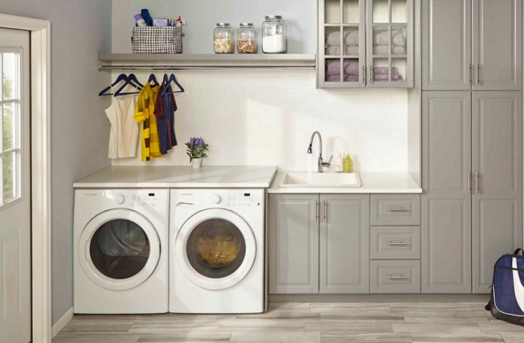 Laundry Sink and Faucet in Mud Room