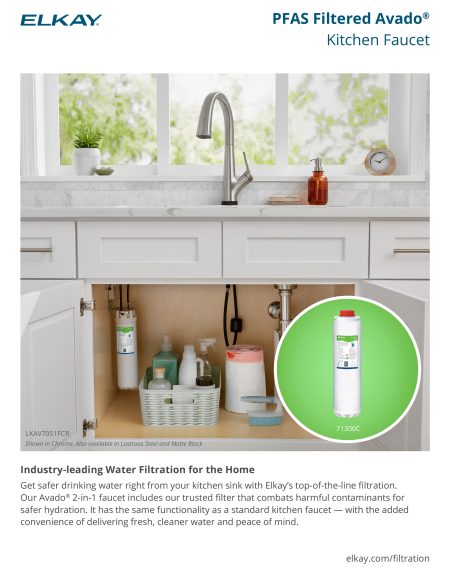 PFAS Filtered Avado Kitchen Faucet
