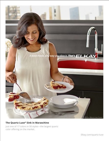 Quartz Luxe Maraschino Sink Ad