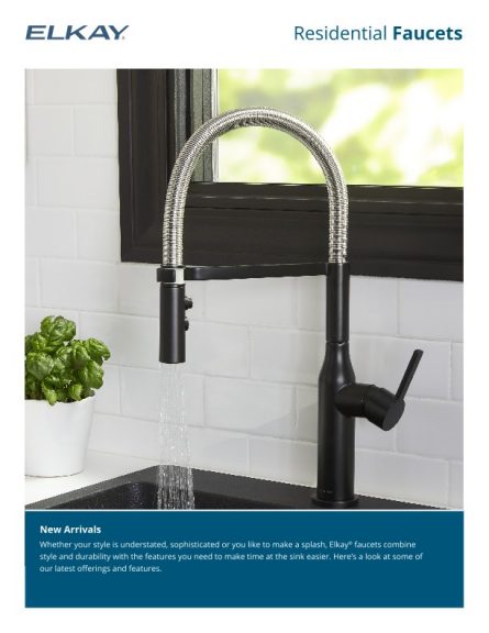 Residential Faucets Sell Sheet