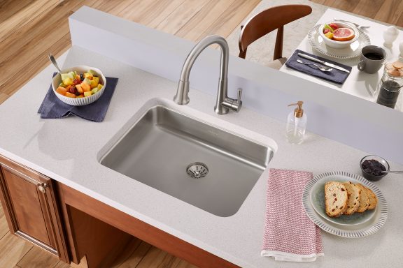 Stainless Steel Sink in Kitchen