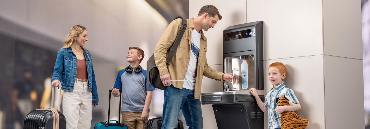 Elkay Pro Filtration Unit in Airport